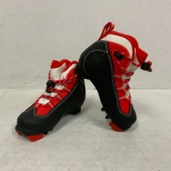 Used Rossignol Boys NNN XC Ski Boots Red YT-10