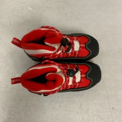 Used Rossignol Boys NNN XC Ski Boots Red YT-10