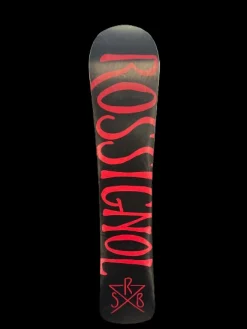 Used Rossignol CIRCUT Womens Snowboard Only Black And Wine Red 155 cm