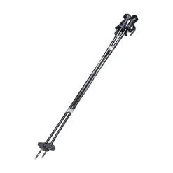 Used Rossignol 115CM SKI POLES Mens DH Ski Pole Black 115 cm / 46 in