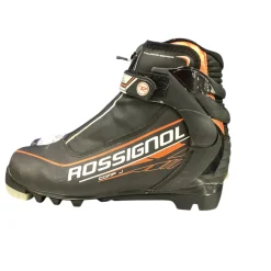 Used Rossignol COMP J Boys NNN XC Ski Boots Black W 06 / JR 04-04.5