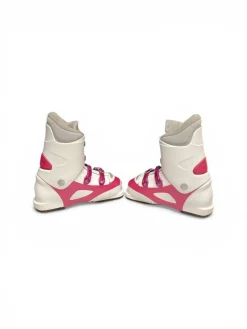 Used Rossignol COMP J Girls DH Ski Boot Pink 245 MP - M06.5 - W07.5