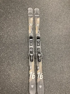 Used Rossignol EXP 76 Mens DH Ski/Binding Black 170 cm