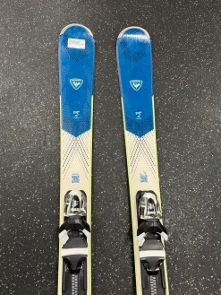 Used Rossignol EXPERIENCE EXP78 CARBON Mens DH Ski/Binding White 154 cm