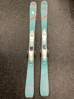 Used Rossignol EXPERIENCE 84 Womens DH Ski/Binding Teal 160 cm