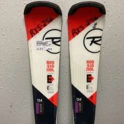 Used Rossignol EXPERIENCE RTL Boys DH Ski/Binding Orange And White 134 cm
