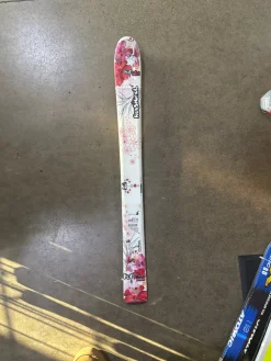 Used Rossignol FUN GIRL Girls Skis Only White 93 cm