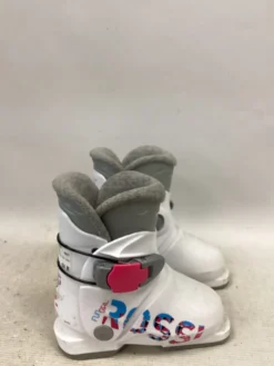 Used Rossignol FUN GIRL Girls DH Ski Boot White 150 MP - Y08