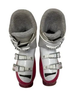 Used Rossignol FUNGIRL Girls Ski Boot Pink And White 205 MP - J01
