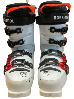 Used Rossignol HERO Boys DH Ski Boot Orange 225 MP - J04.5 - W5.5