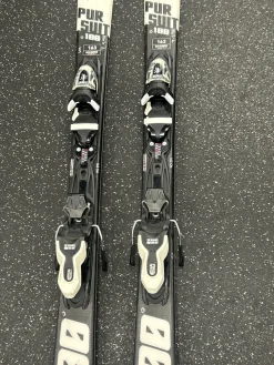 Used Rossignol PURSUIT 100 Mens DH Ski/Binding White 163 cm