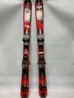 Used Rossignol RADICAL Boys Skis Only Red 110 cm