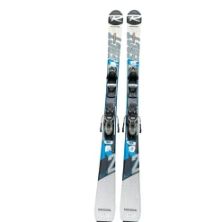 Used Rossignol REACT 2 CARBON Mens DH Ski/Binding Royal Blue 162 cm