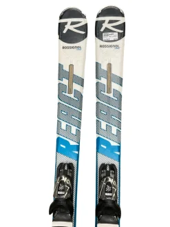 Used Rossignol REACT 2 CARBON Mens DH Ski/Binding Royal Blue 162 cm