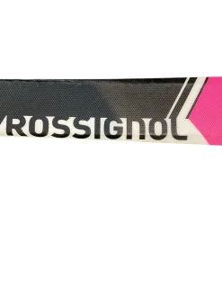 Used Rossignol SASSY 7 PRO 140CM Womens DH Ski/Binding Black And Pink 140 cm