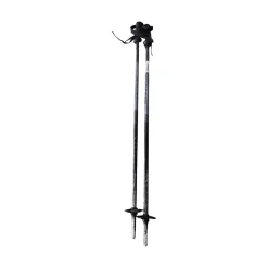 Used Rossignol SKI POLES Boys DH Ski Pole Black 85 cm / 34 in