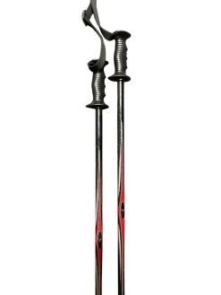 Used Rossignol TEAM SERIES Mens DH Ski Pole Black 115 cm / 46 in