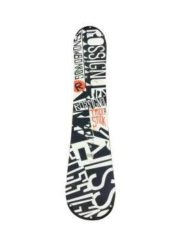 Used Rossignol TRICK STICK Mens Snowboard Only Black 154 cm