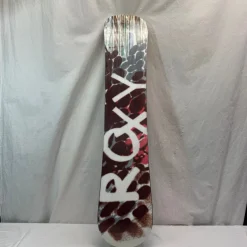 Used Roxy INSPIRE Girls Snowboard Only White And Black 134 cm