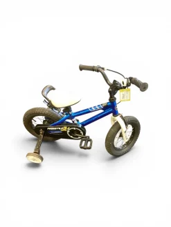 Used Royal Baby FREESTYLE 3 Training Wheel Bike Boys Royal Blue 12"