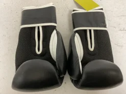 Used RUMBLE WINK Boxing Gloves Black And White Senior