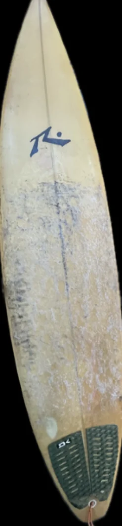Used Rusty DIAMOND GLASSING Surfboard White 6Ft 10In