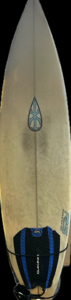 Used RYAN SAKAL Surfboard White 6Ft 5In