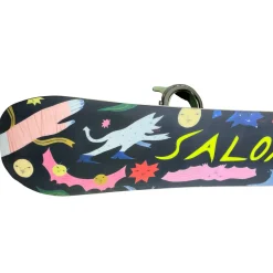 Used Salomon ABSTRACT 155 W/ARBOR SPRUCE BINDINGS Mens Board/Bindings Grey 155 cm