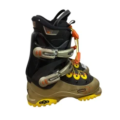 Used Salomon ADVANCED FIT Womens DH Ski Boot Brown 245 MP - M06.5 - W07.5
