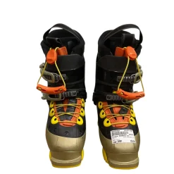 Used Salomon ADVANCED FIT Womens DH Ski Boot Brown 245 MP - M06.5 - W07.5