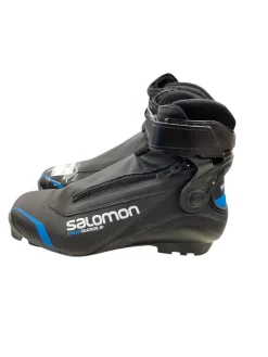 Used Salomon Boys SNS XC Ski Boots Black W 06.5-07 / JR 4.5-05