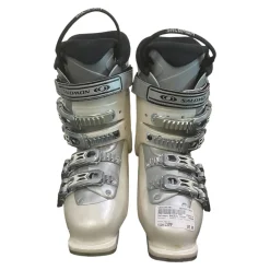 Used Salomon BREEZE IRONY THERMIC FIT Girls DH Ski Boot White 230 MP - J05 - W06