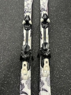 Used Salomon CRYSTAL Womens DH Ski/Binding White 151 cm