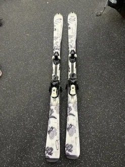 Used Salomon CRYSTAL Womens DH Ski/Binding White 151 cm