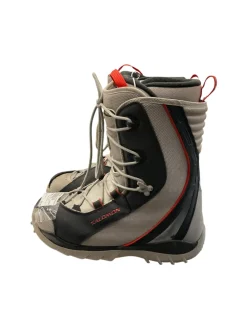Used Salomon DEFCON SZ 9.5 Mens Snowboard Boots Black And Grey Senior 9.5