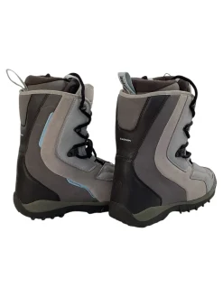 Used Salomon DIADEM Womens Snowboard Boots Grey Senior 9.5