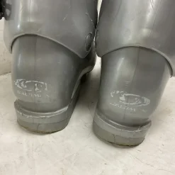 Used Salomon DIVINE 4 Womens DH Ski Boot White And Silver 235 MP - J05.5 - W06.5