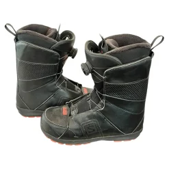 Used Salomon FACTION BOA Mens Snowboard Boots Black Senior 11