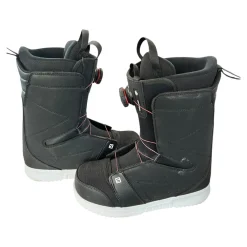Used Salomon FACTION BOA Mens Snowboard Boots Black Senior 9