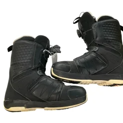 Used Salomon FACTION BOA Womens Snowboard Boots Black Senior 9