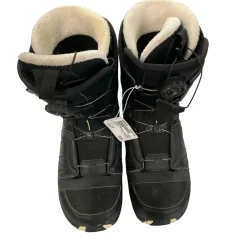 Used Salomon FACTION BOA Womens Snowboard Boots Black Senior 9