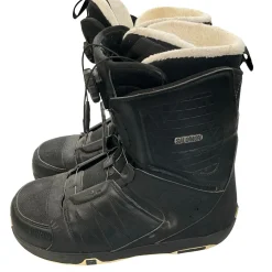 Used Salomon FACTION BOA Womens Snowboard Boots Black Senior 9