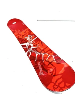 Used Salomon FIERCE 134 Boys Snowboard Only Red 134 cm