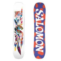 Used Salomon GRACE Boys Snowboard Only Black 125 cm