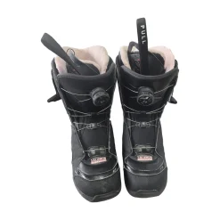 Used Salomon IVY WMNS BOA SB BOOTS SZ 9.5 Womens Snowboard Boots Black Senior 9.5