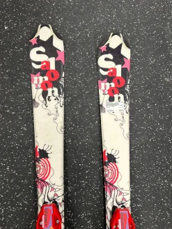 Used Salomon JADE Girls DH Ski/Binding White 120 cm