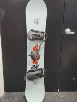 Used Salomon KICKBACK 155 X K2 BINDINGS Mens Board/Bindings Grey 155 cm