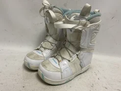 Used Salomon LINEA Girls Snowboard Boots White Junior 06