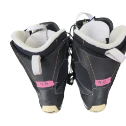 Used Salomon MAORI WOMENS SB BOOTS SZ9.5 Womens Snowboard Boots Black Senior 9.5