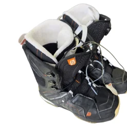 Used Salomon MAORI WOMENS SB BOOTS SZ9.5 Womens Snowboard Boots Black Senior 9.5